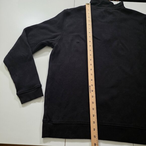 Tommy Bahama Polo Sweater Mens M Black LS 1/4 Zip Mock Neck Marlin Embroidery - Picture 7 of 15